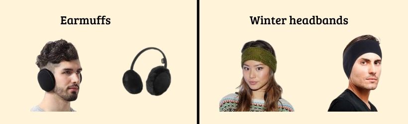 How to survive winter in Canada | Earmuffs and Headscarf